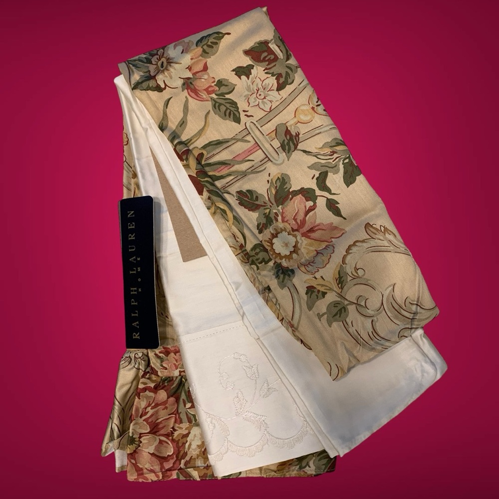 Vintage NWT Ralph Lauren “Guinevere” Standard Pillowcase Set - Picture 4 of 4